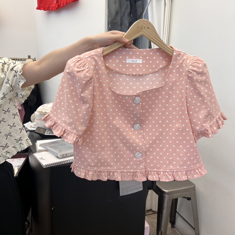 BEEN-A東大門㊣直郵女裝新品熱賣真品推薦職業人氣襯衫蕾絲衫BEEN-A襯衫/蕾絲衫圖色2