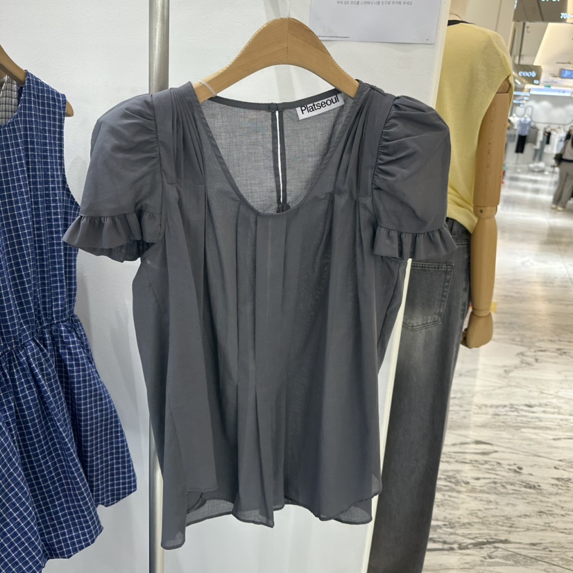 ALICE N GIA/PLAT東大門㊣代購女裝新款真品職業襯衫蕾絲衫Platseoul/ALICE N GIA襯衫/蕾絲衫圖色3