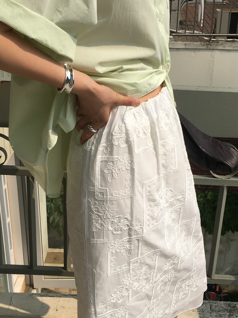 OURS東大門㊣實拍女裝新款熱賣推薦時尚真品25春夏半身裙中短裙OURS半身裙/中短裙