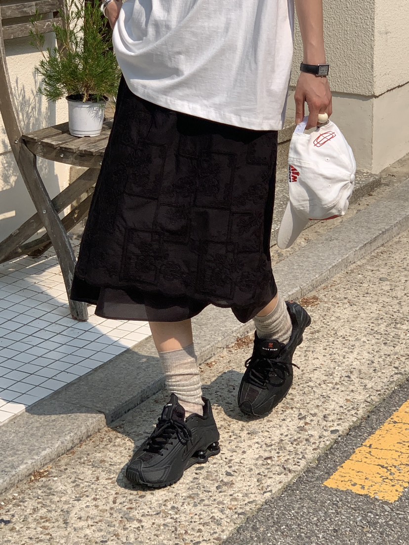 OURS東大門㊣實拍女裝新款熱賣推薦時尚真品25春夏半身裙中短裙OURS半身裙/中短裙
