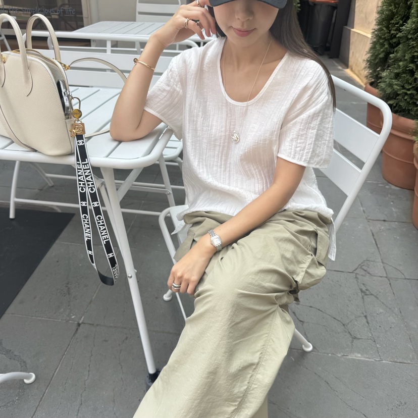 THE ABLE韓國直郵㊣女士新款真品熱賣推薦職業時尚25春夏T恤THE ABLE/TAT恤