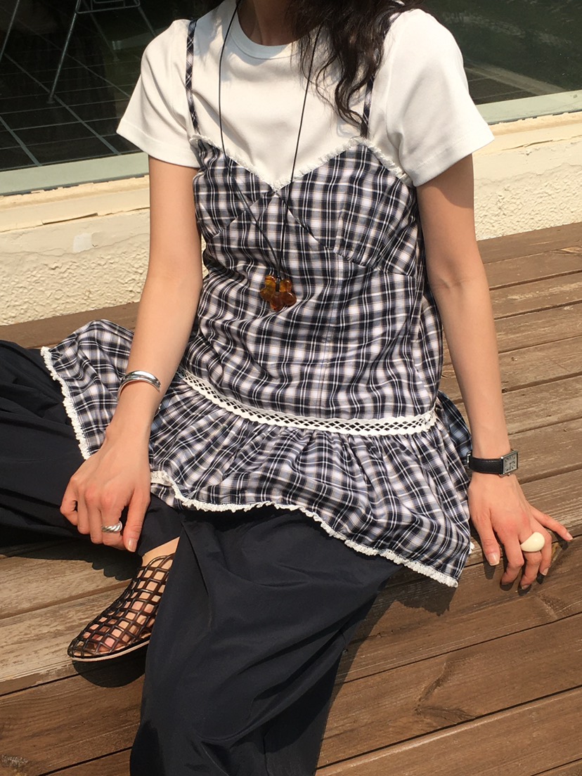 OURS韓國直郵㊣女裝新款時尚職業真品休閑熱賣吊帶背心蕾絲OURS吊帶/背心