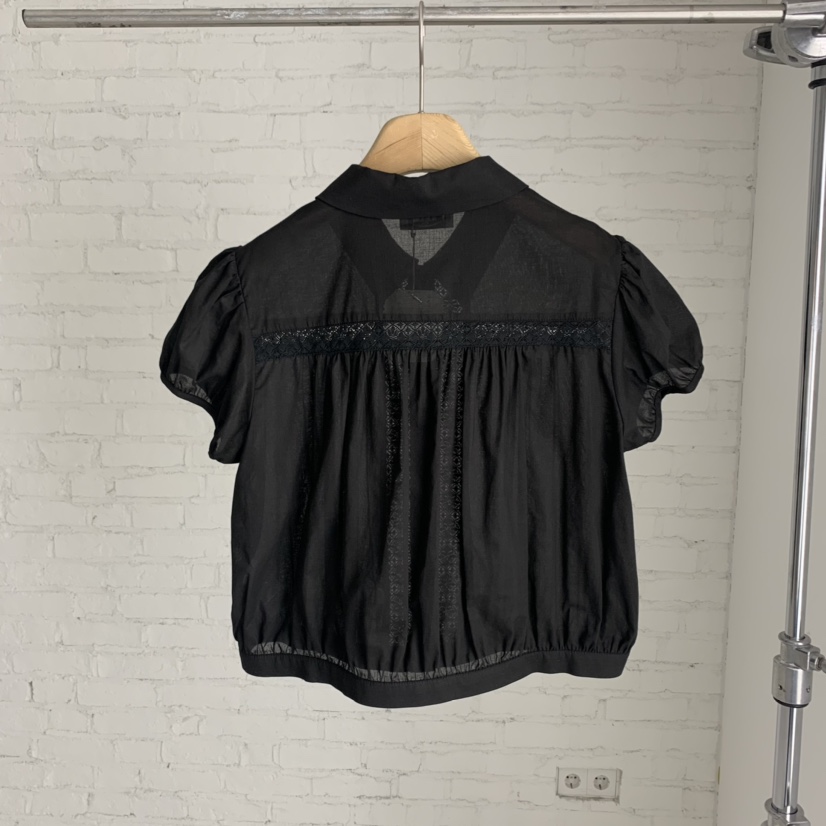 THE ABLE韓國代購㊣女士新品25春夏熱賣時尚推薦襯衫蕾絲衫THE ABLE/TA襯衫/蕾絲衫