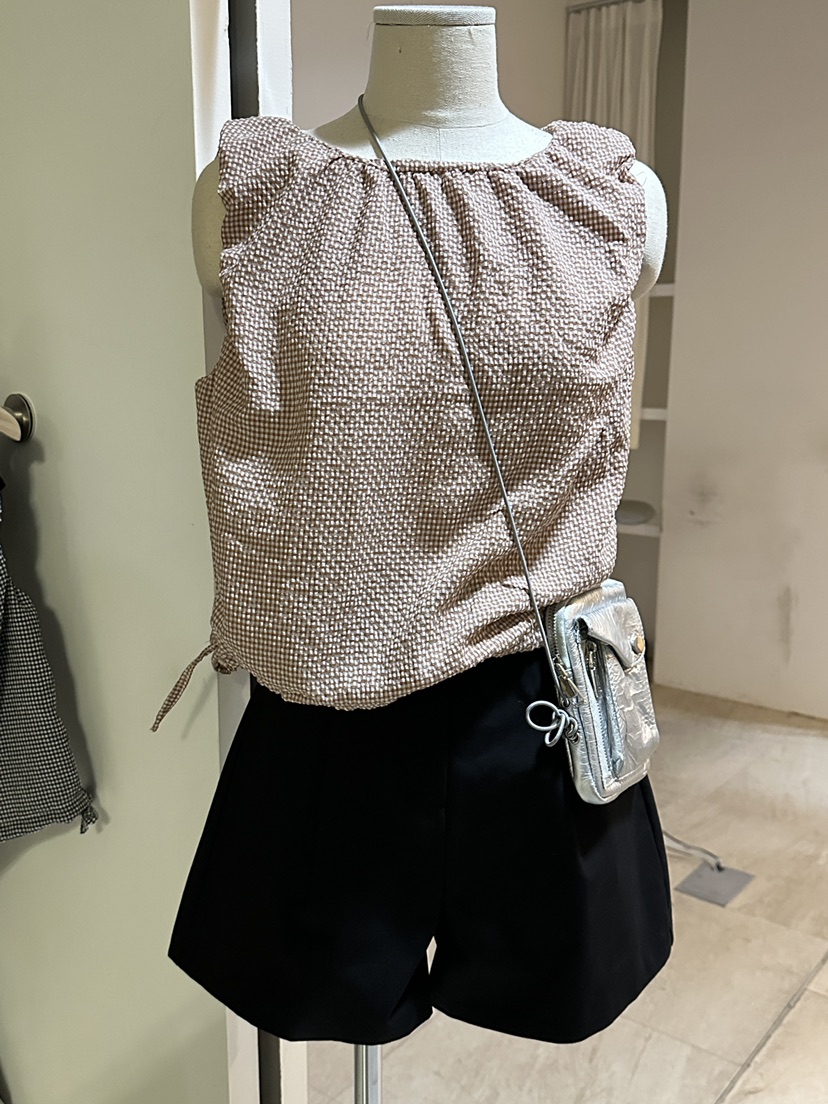 EOMPIT韓國直郵㊣女士新款職業休閑推薦25春夏時尚吊帶背心EOMPIT吊帶/背心