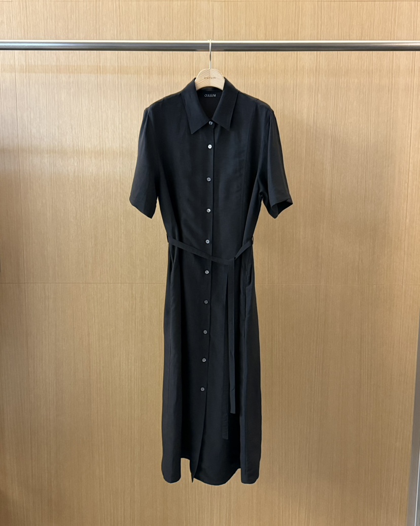 CULLUM東大門㊣直郵女士新品人氣職業時尚25春夏連衣裙含腰帶CULLUM連衣裙圖色3