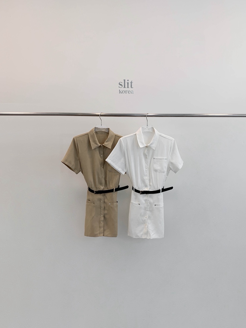 SLIT東大門㊣代購女裝新款真品25春夏人氣熱賣推薦職業連衣裙SLIT連衣裙
