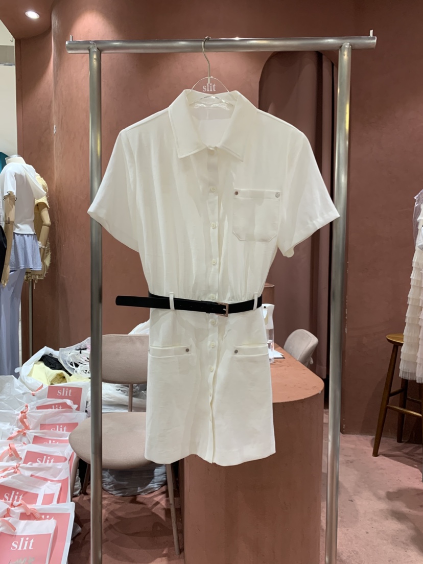 SLIT東大門㊣代購女裝新款真品25春夏人氣熱賣推薦職業連衣裙SLIT連衣裙圖色2