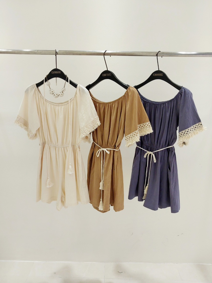 CORAL韓國直郵㊣女士新品休閑時尚熱賣25春夏連體褲不含飾品CORAL連體褲