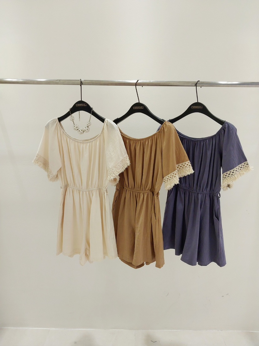 CORAL韓國直郵㊣女士新品休閑時尚熱賣25春夏連體褲不含飾品CORAL連體褲