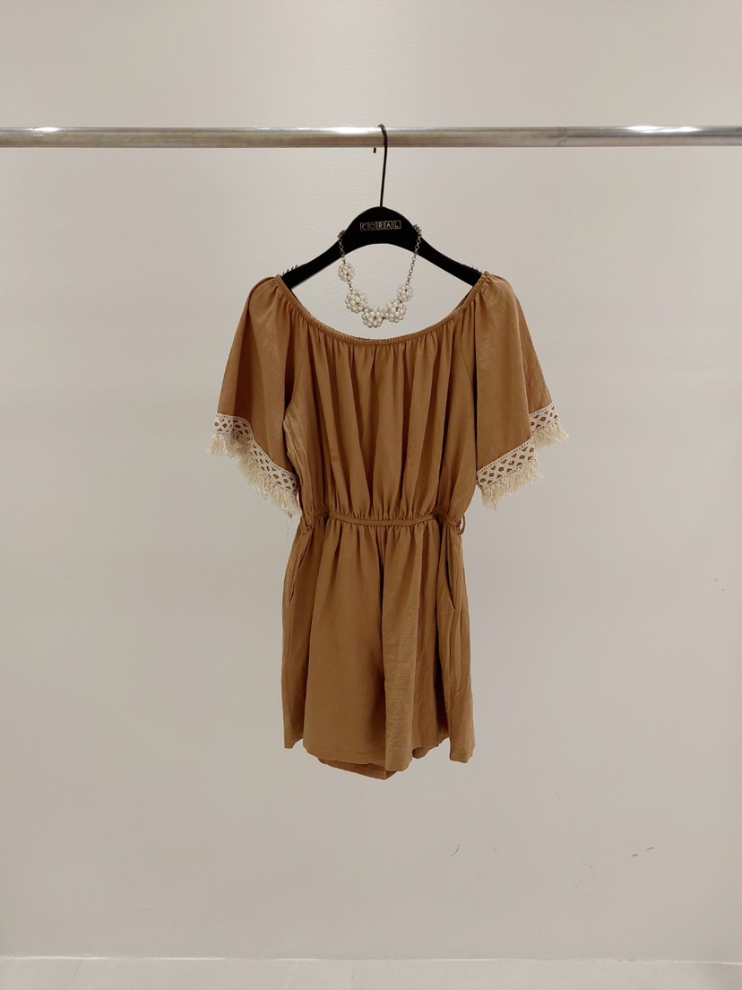 CORAL韓國直郵㊣女士新品休閑時尚熱賣25春夏連體褲不含飾品CORAL連體褲