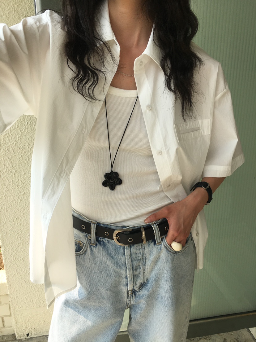 OURS韓國直郵㊣女裝新品休閑推薦真品人氣25春夏襯衫蕾絲衫OURS襯衫/蕾絲衫