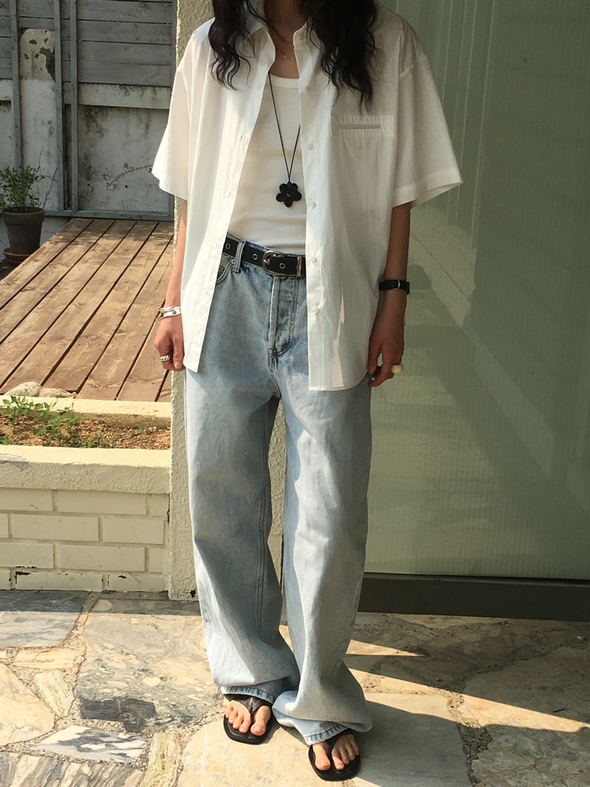 OURS韓國直郵㊣女裝新品休閑推薦真品人氣25春夏襯衫蕾絲衫OURS襯衫/蕾絲衫