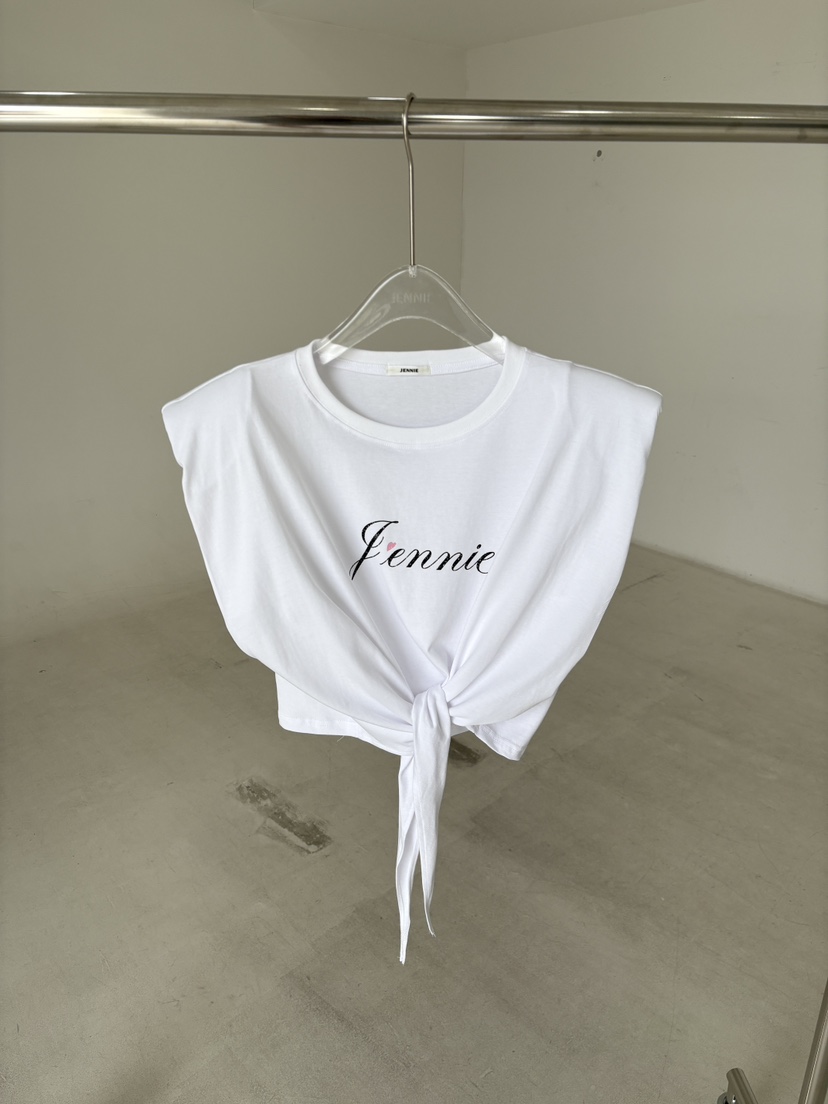 JENNIE東大門㊣實拍女裝新款職業25春夏熱賣真品人氣休閑T恤JENNIE/VENEFITT恤圖色2