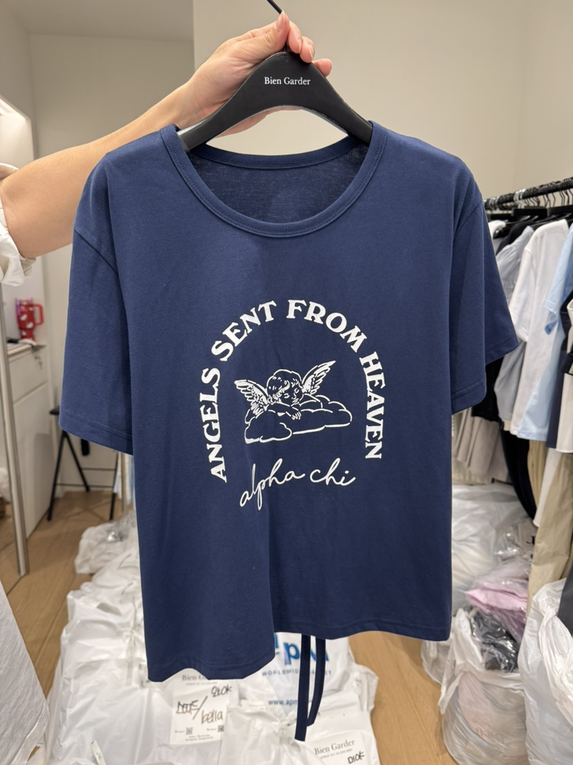 BIEN GARDER東大門㊣代購女裝新品真品推薦時尚休閑25春夏T恤BIEN GARDERT恤圖色2