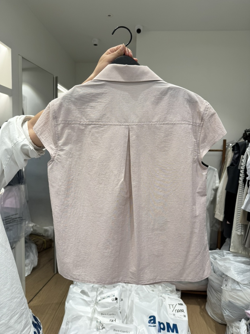 BIEN GARDER東大門㊣實拍女士新品職業25春夏推薦襯衫蕾絲衫BIEN GARDER襯衫/蕾絲衫