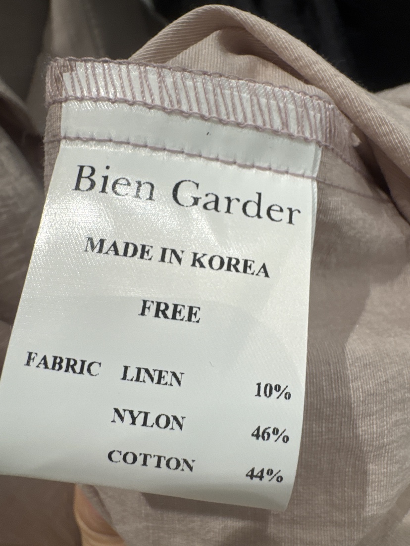 BIEN GARDER東大門㊣實拍女士新品職業25春夏推薦襯衫蕾絲衫BIEN GARDER襯衫/蕾絲衫