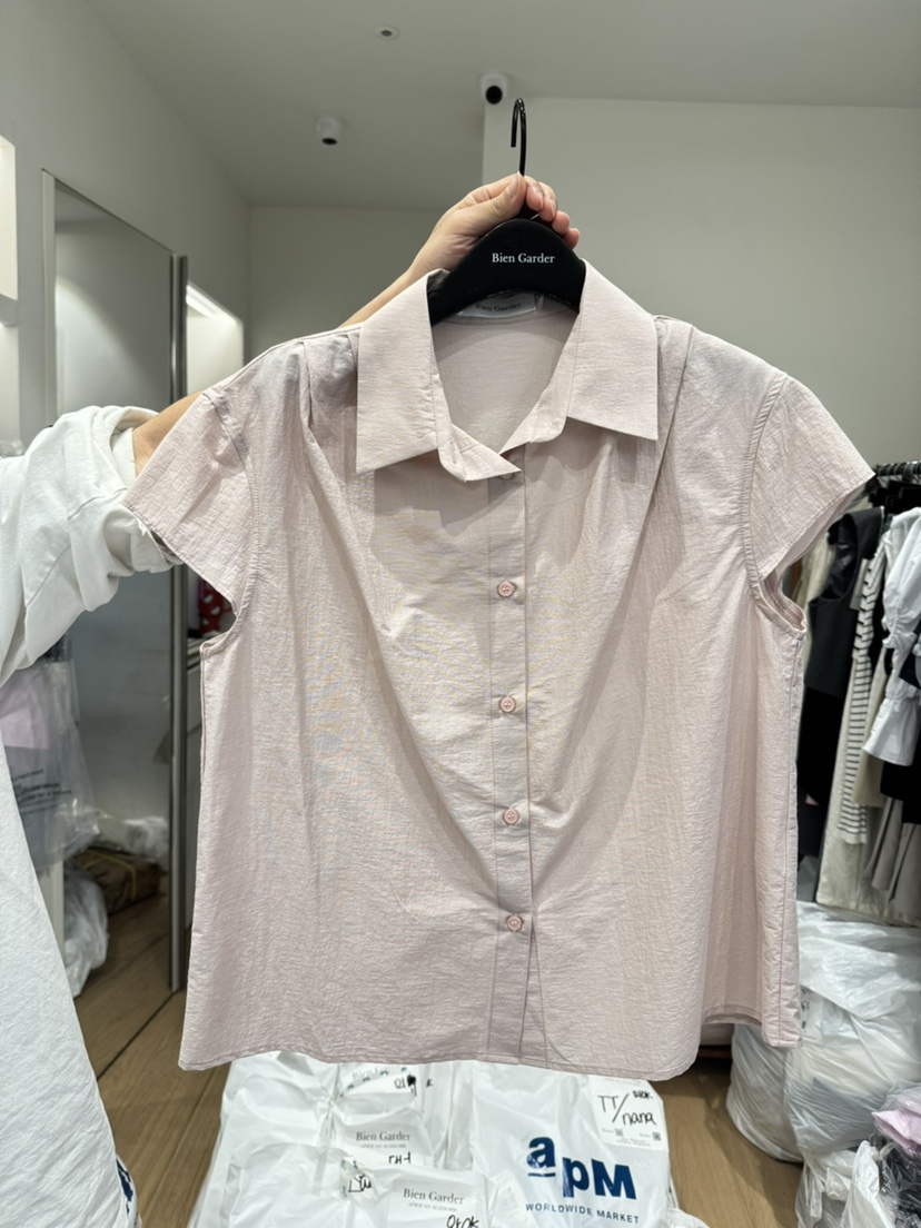 BIEN GARDER東大門㊣實拍女士新品職業25春夏推薦襯衫蕾絲衫BIEN GARDER襯衫/蕾絲衫圖色2