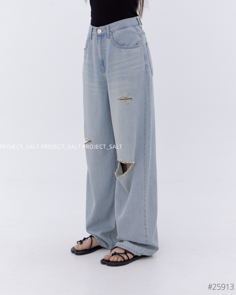 PROJECT SALT韓國代購㊣女裝新品時尚牛仔褲PROJECTSALT牛仔褲