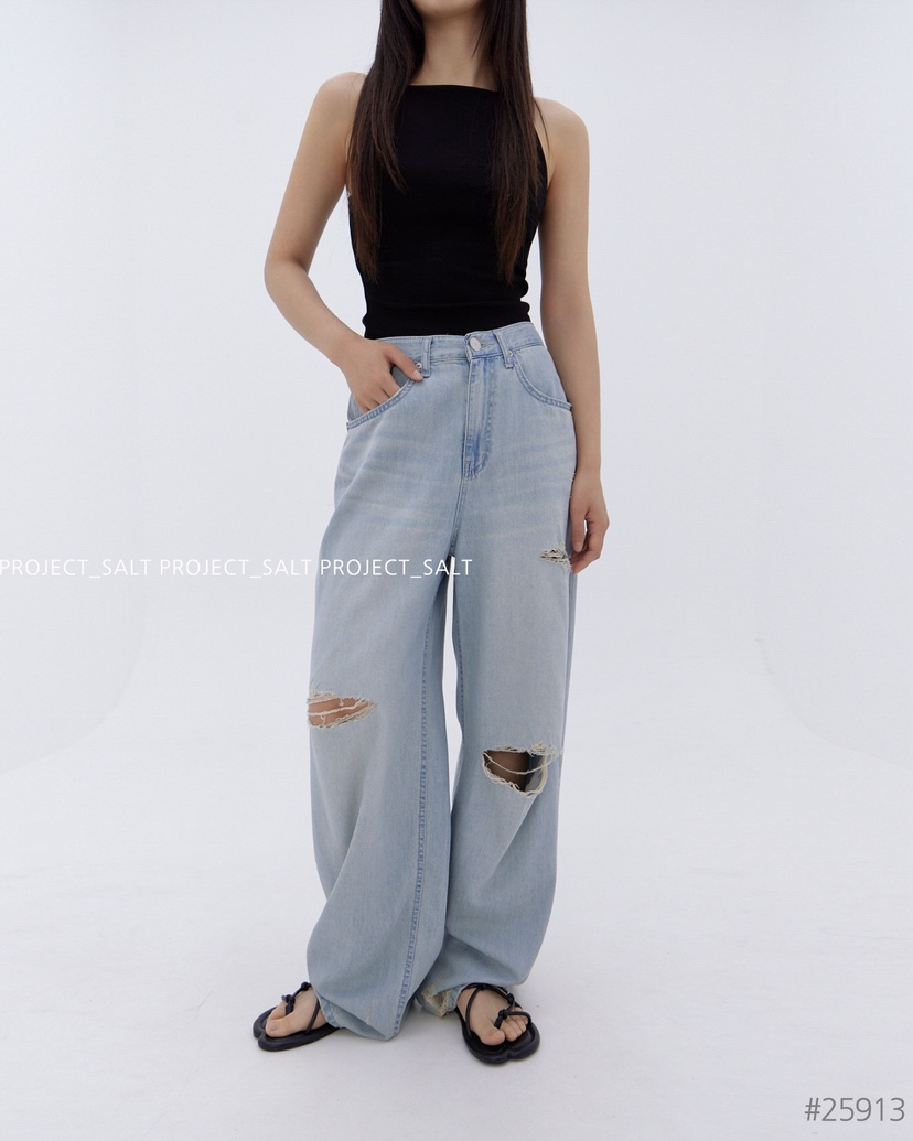 PROJECT SALT韓國代購㊣女裝新品時尚牛仔褲PROJECTSALT牛仔褲