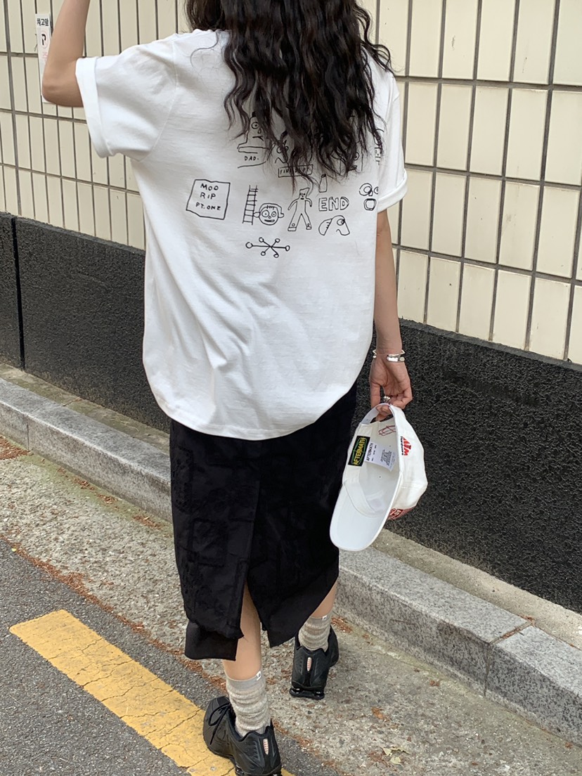 OURS東大門㊣代購女裝新款人氣熱賣25春夏時尚職業推薦休閑T恤OURST恤