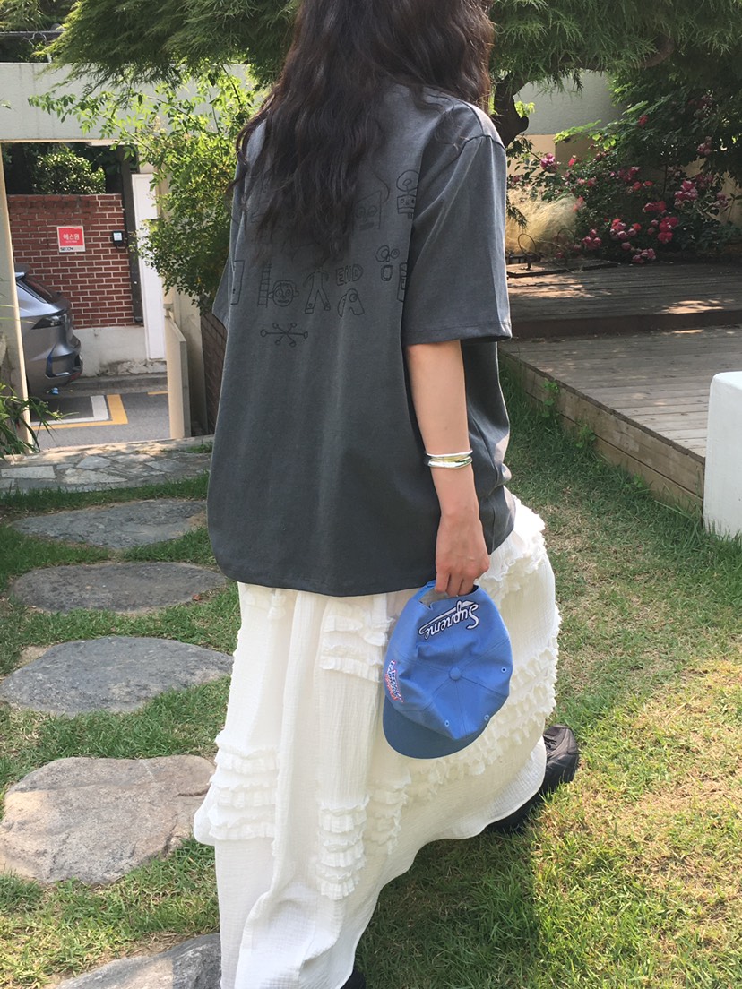 OURS東大門㊣代購女裝新款人氣熱賣25春夏時尚職業推薦休閑T恤OURST恤