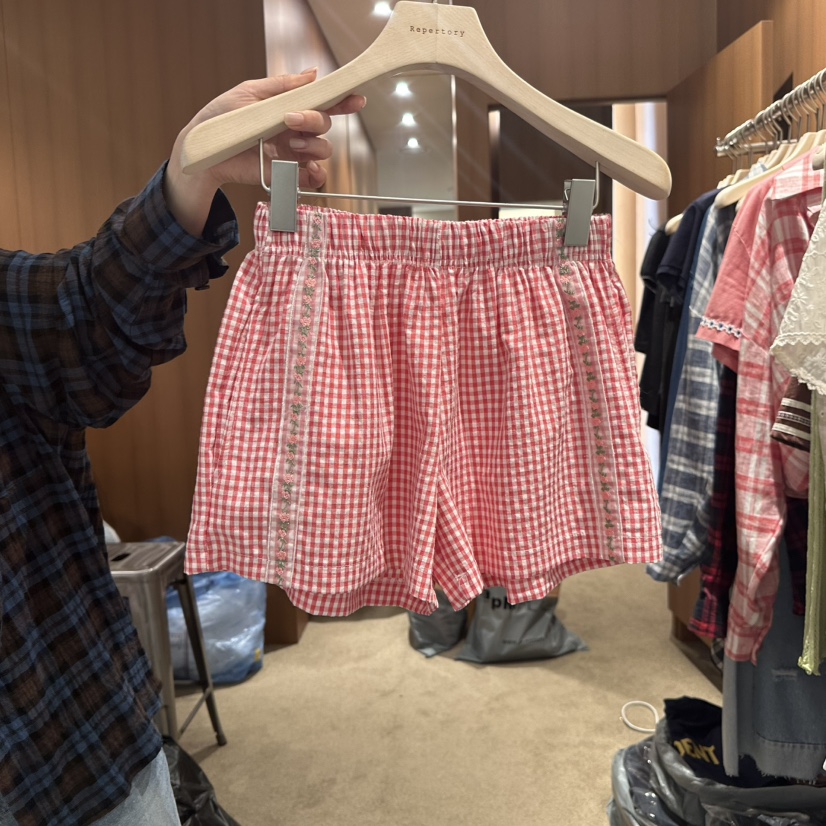 REPERTORY韓國代購㊣女士新品職業25春夏休閑人氣時尚推薦短褲REPERTORY短褲