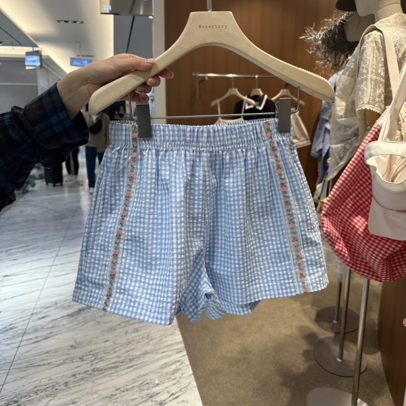 REPERTORY韓國代購㊣女士新品職業25春夏休閑人氣時尚推薦短褲REPERTORY短褲圖色2