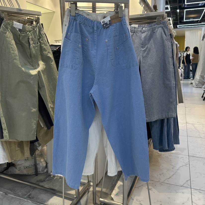 POCKET-Q東大門㊣實拍女士新品25春夏時尚職業熱賣人氣休閑褲POCKET-Q休閑褲