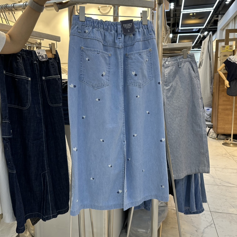 POCKET-Q東大門㊣代購女士新品職業25春夏人氣時尚推薦長裙POCKET-Q長裙
