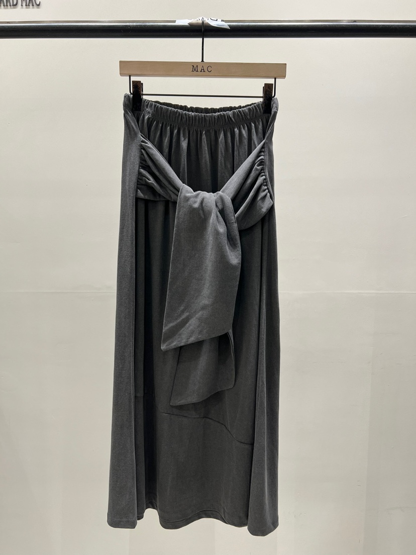 MAC韓國直郵㊣女裝新品推薦時尚休閑人氣真品職業25春夏長裙腰帶THE FORWARD MAC長裙圖色2