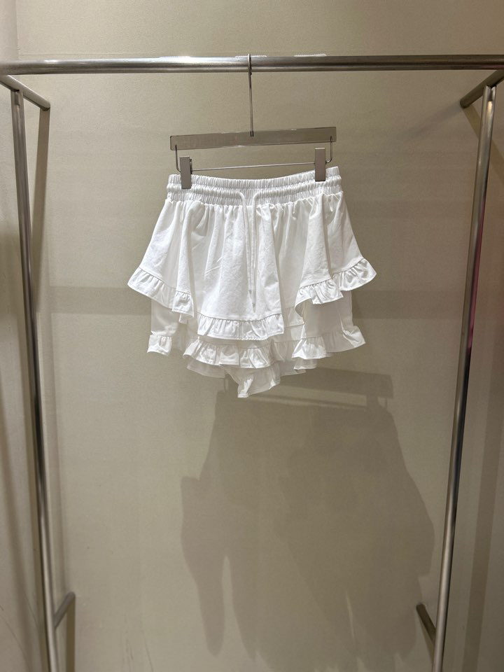 LATTE東大門㊣直郵女士新款休閑職業人氣25春夏熱賣短裙荷葉邊LATTE短裙