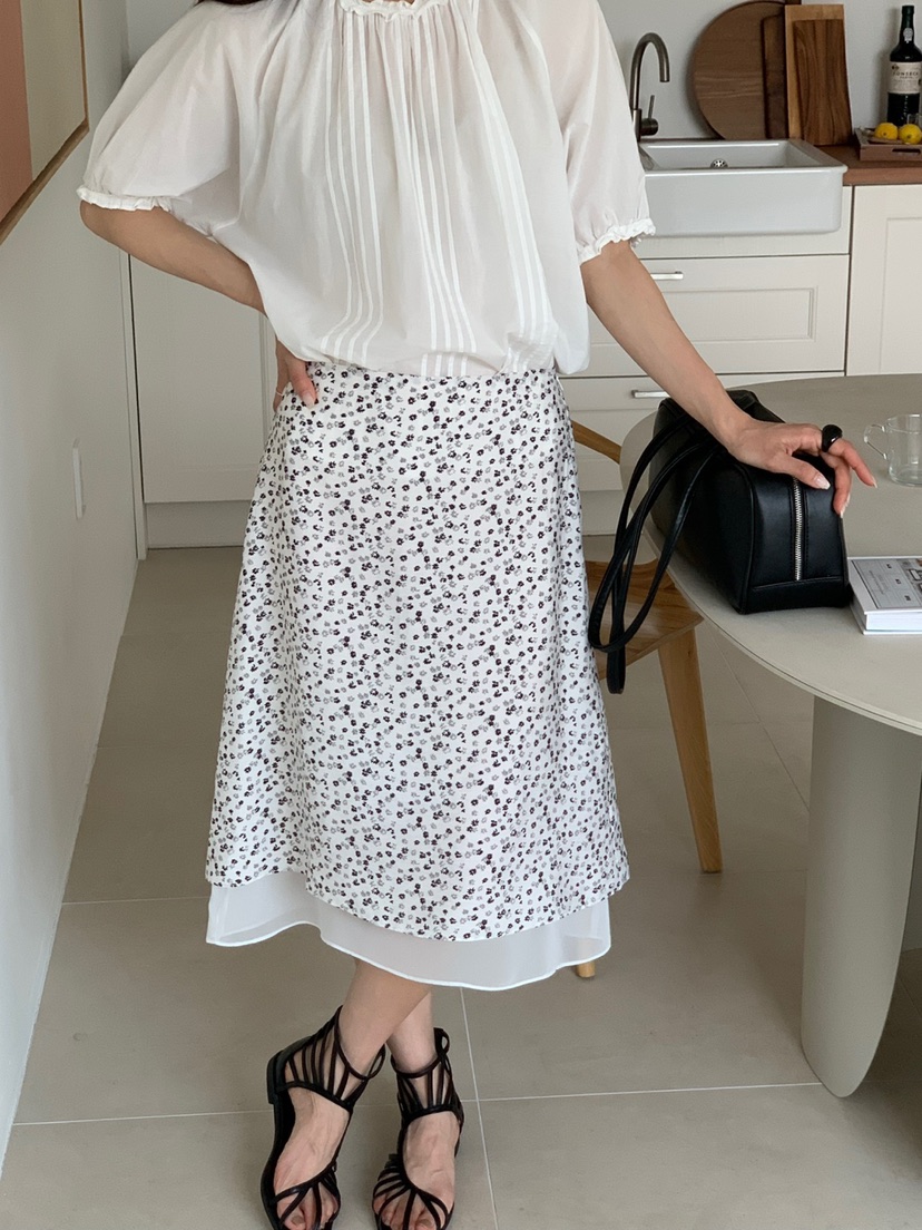 RIVER RAIN韓國代購㊣女裝新品25春夏人氣推薦半身裙中短裙RIVER RAIN半身裙/中短裙