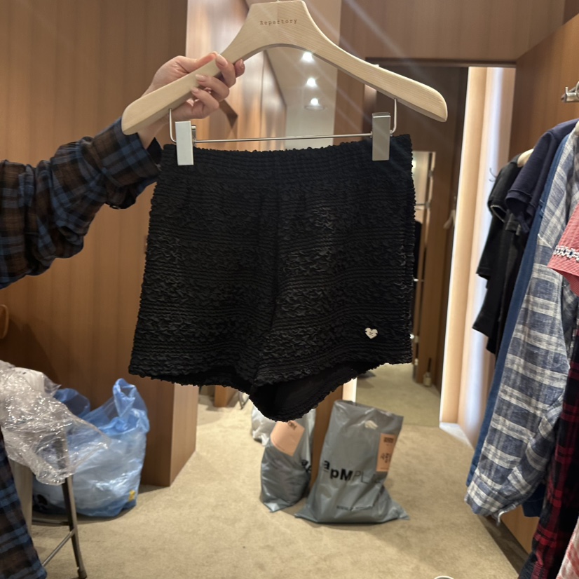 REPERTORY韓國代購㊣女士新品時尚休閑職業熱賣真品推薦短褲REPERTORY短褲圖色2
