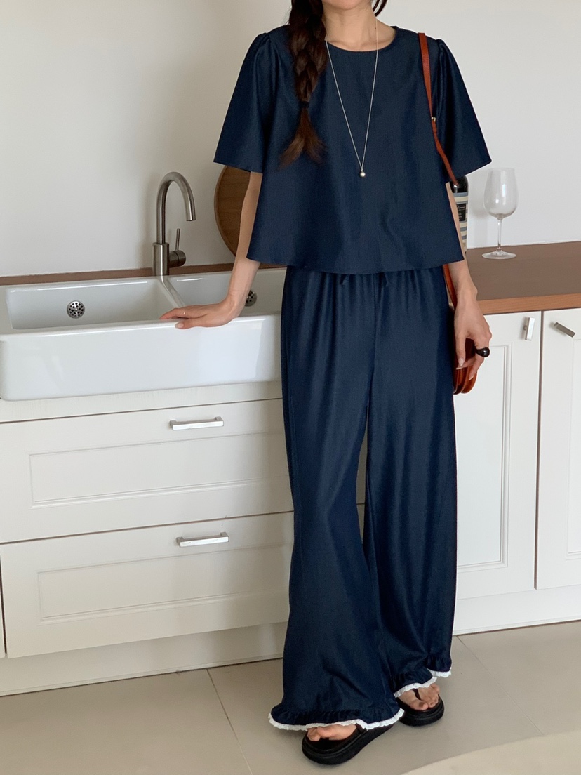 RIVER RAIN東大門㊣實拍女裝新款職業人氣25春夏時尚休閑褲RIVER RAIN休閑褲