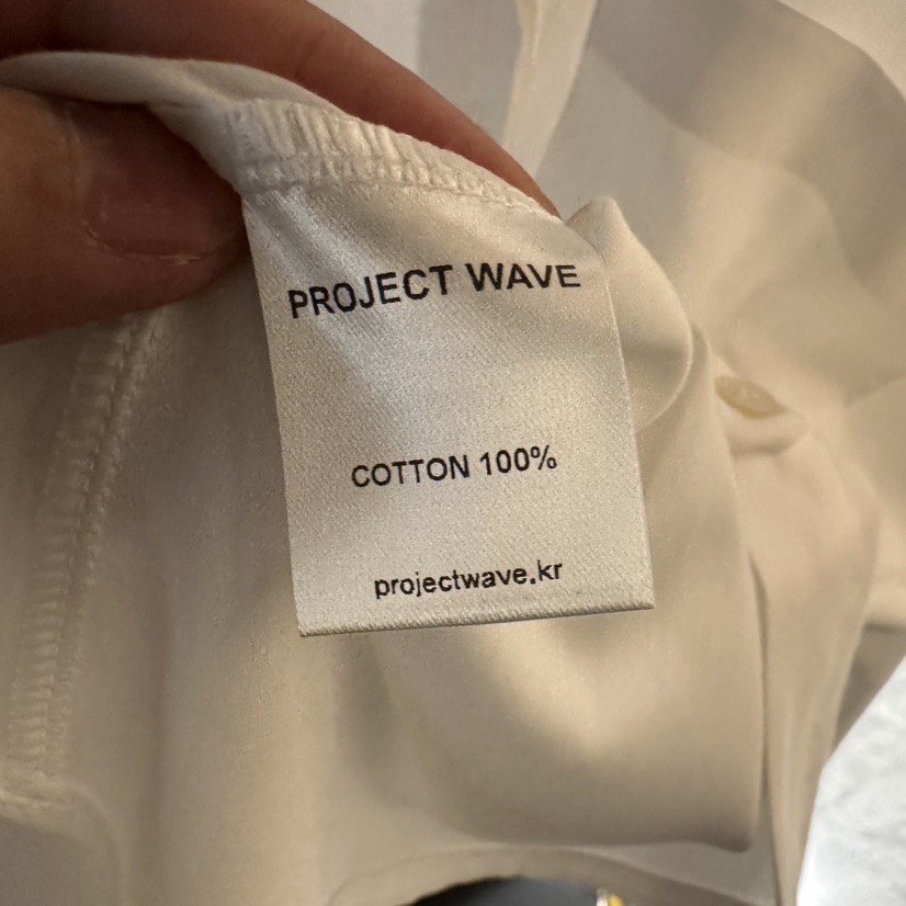 PROJECT WAVE-P韓國直郵㊣女士新品休閑熱賣時尚襯衫蕾絲衫PROJECT WAVE襯衫/蕾絲衫
