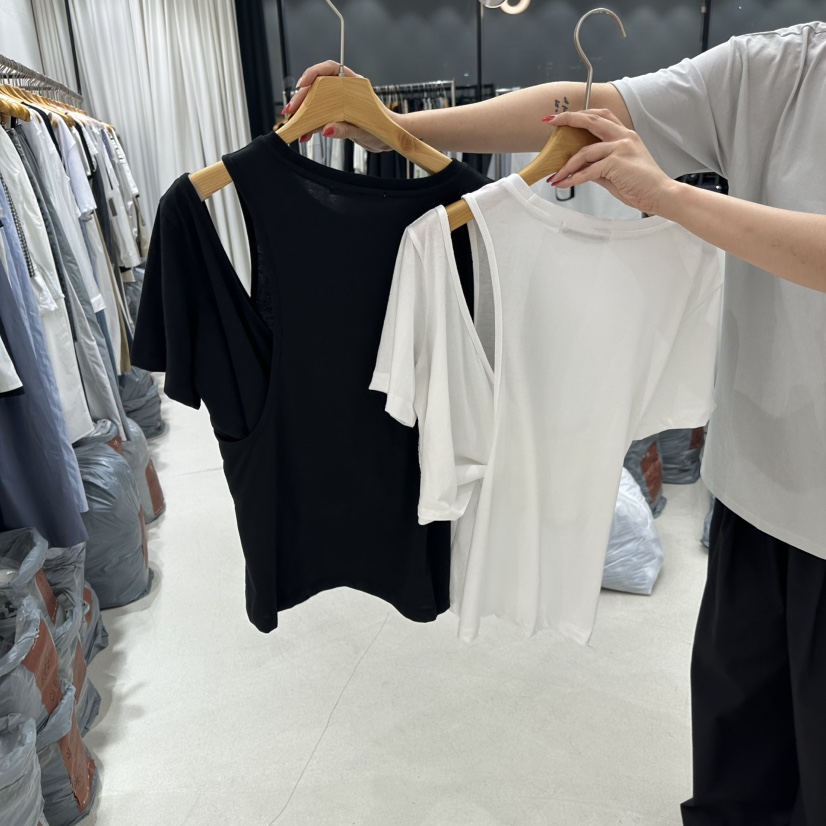 TREND SELLER/G東大門㊣實拍女裝新品推薦真品人氣職業T恤G/TREND SELLERT恤