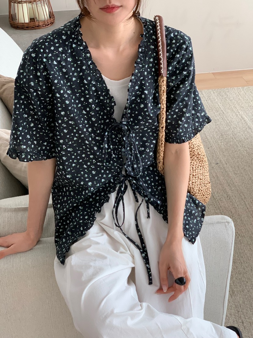 RIVER RAIN韓國代購㊣女裝新款真品25春夏職業人氣襯衫蕾絲衫RIVER RAIN襯衫/蕾絲衫