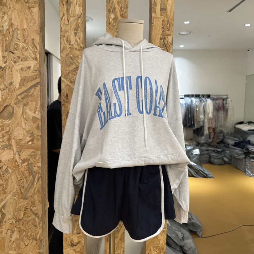 DE VENTI韓國直郵㊣女士新品人氣熱賣職業真品25春夏衛衣連帽衫DE VENTI衛衣圖色2