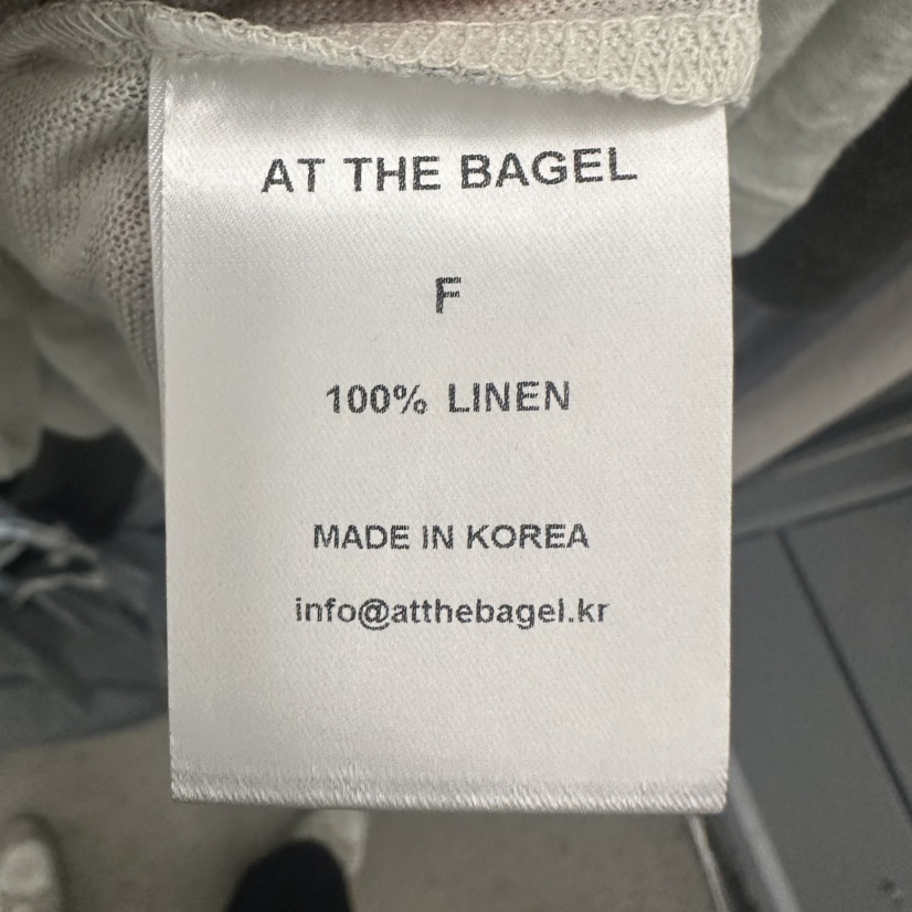AT THE BAGEL韓國代購㊣女士新品25春夏職業熱賣推薦休閑T恤AT THE BAGELT恤