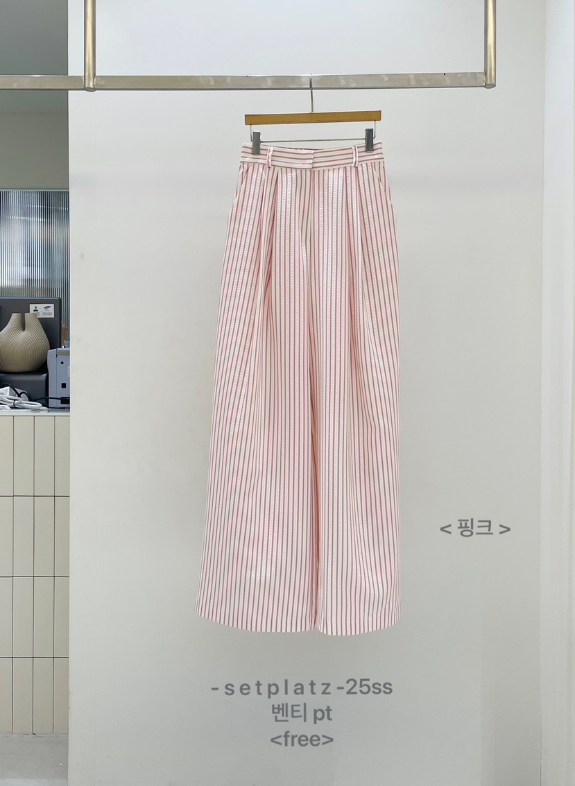 SETPLATZ東大門㊣代購女士新品熱賣推薦真品25春夏休閑休閑褲PLATZCLASSIC休閑褲圖色3
