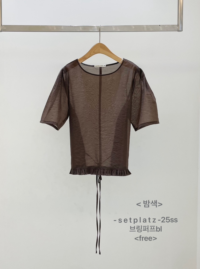SETPLATZ東大門㊣直郵女裝新品真品職業時尚25春夏襯衫蕾絲衫PLATZCLASSIC襯衫/蕾絲衫圖色4