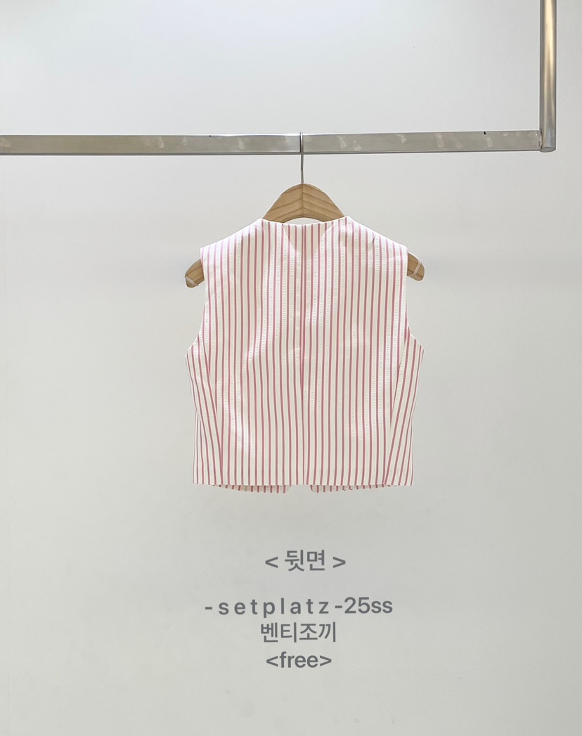 SETPLATZ東大門㊣直郵女裝新品25春夏熱賣休閑推薦職業馬甲PLATZCLASSIC馬甲