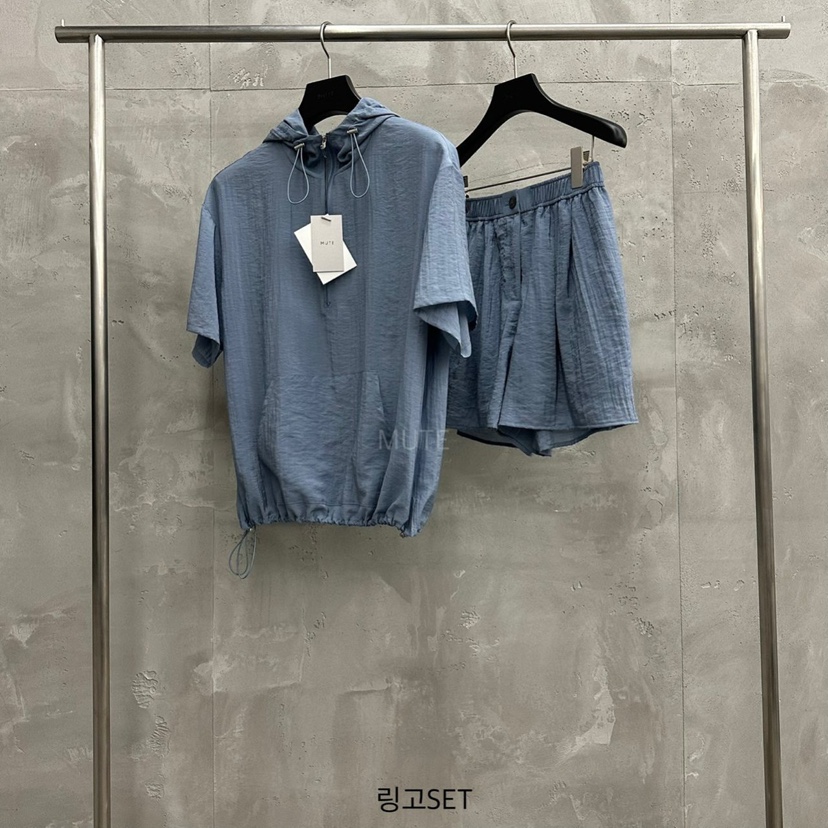 MUTE-P東大門㊣實拍女裝新品25春夏職業熱賣時尚套裝兩件套MUTE套裝圖色2
