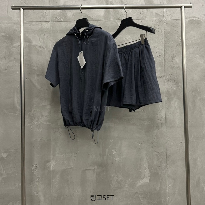 MUTE-P東大門㊣實拍女裝新品25春夏職業熱賣時尚套裝兩件套MUTE套裝圖色3