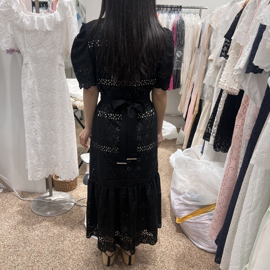 A東大門㊣代購女裝新品推薦職業休閑人氣真品熱賣連衣裙含腰帶A STORE連衣裙