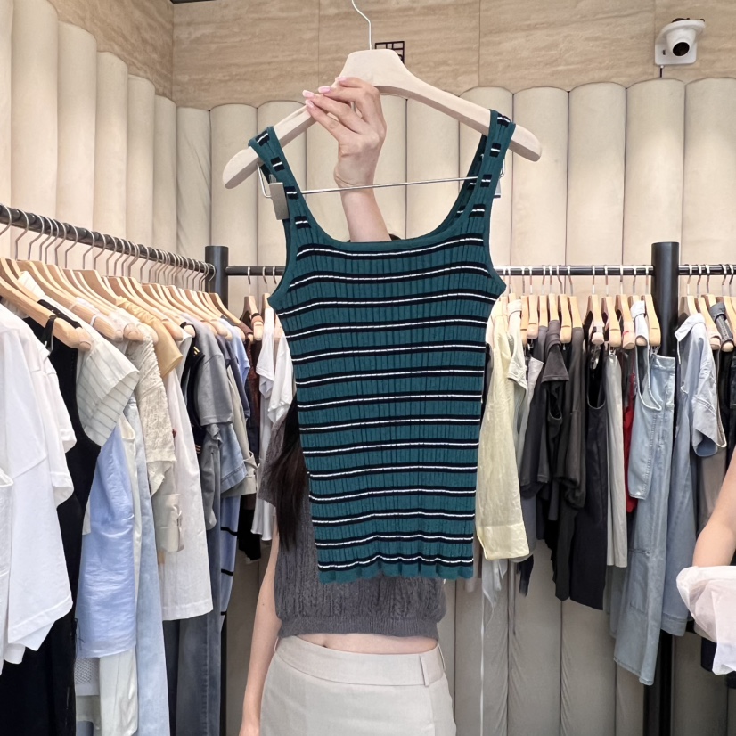 OUS/INCH-L東大門㊣實拍女裝新款職業推薦人氣真品吊帶背心OUS/INCH吊帶/背心
