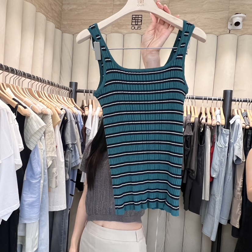 OUS/INCH-L東大門㊣實拍女裝新款職業推薦人氣真品吊帶背心OUS/INCH吊帶/背心