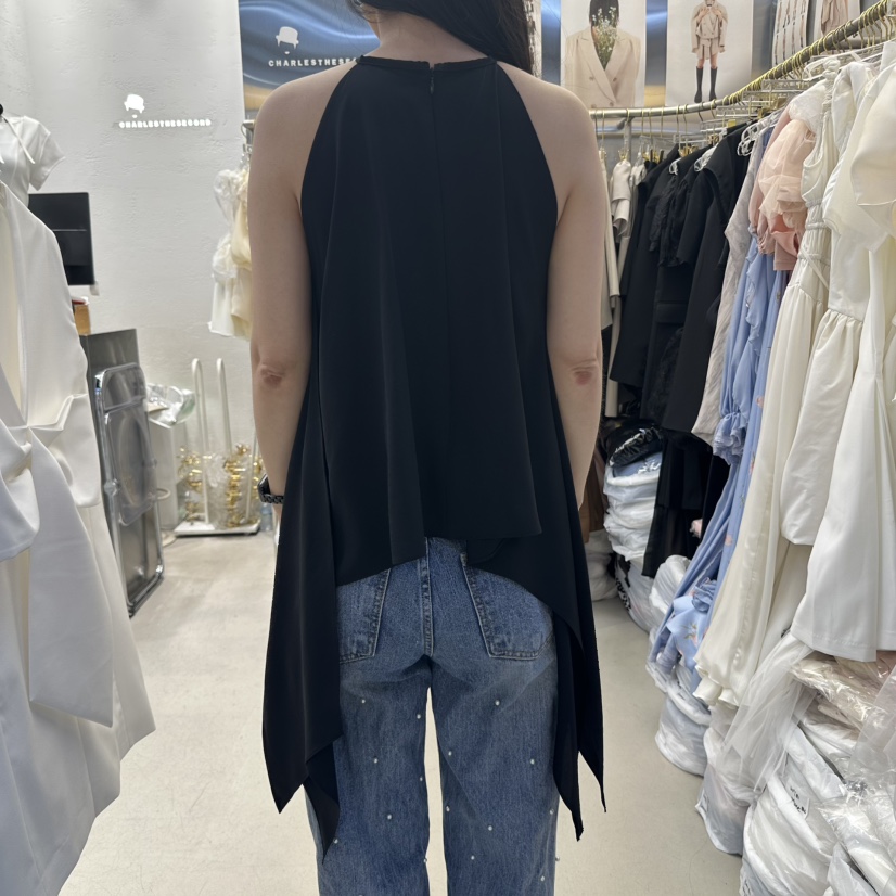 CHARLES THE SECOND東大門㊣直郵女士新品時尚推薦吊帶背心CHARLES THE SECOND/CHEAP-CHIC吊帶/背心