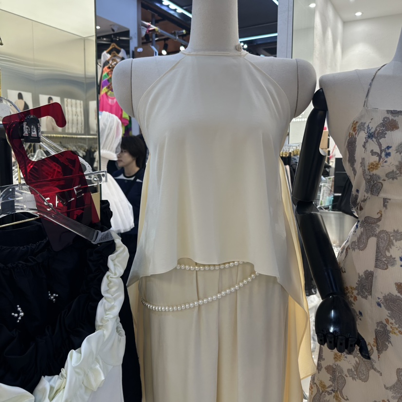 CHARLES THE SECOND東大門㊣直郵女士新品時尚推薦吊帶背心CHARLES THE SECOND/CHEAP-CHIC吊帶/背心
