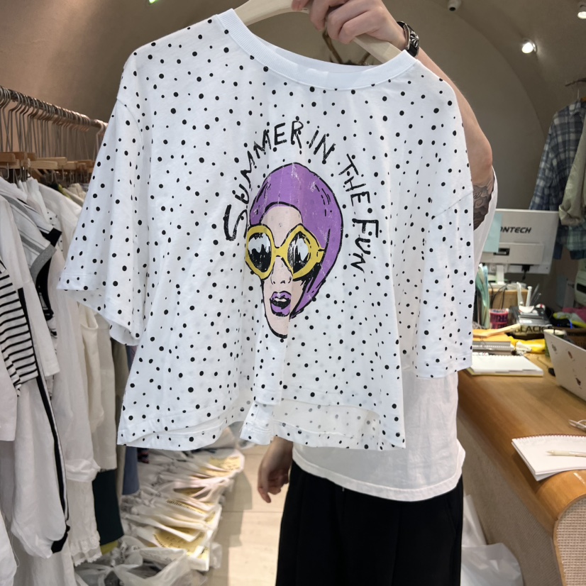 BLACKFRIDAY韓國直郵㊣女士新款休閑真品時尚人氣熱賣推薦T恤BLACK FRIDAYT恤圖色1